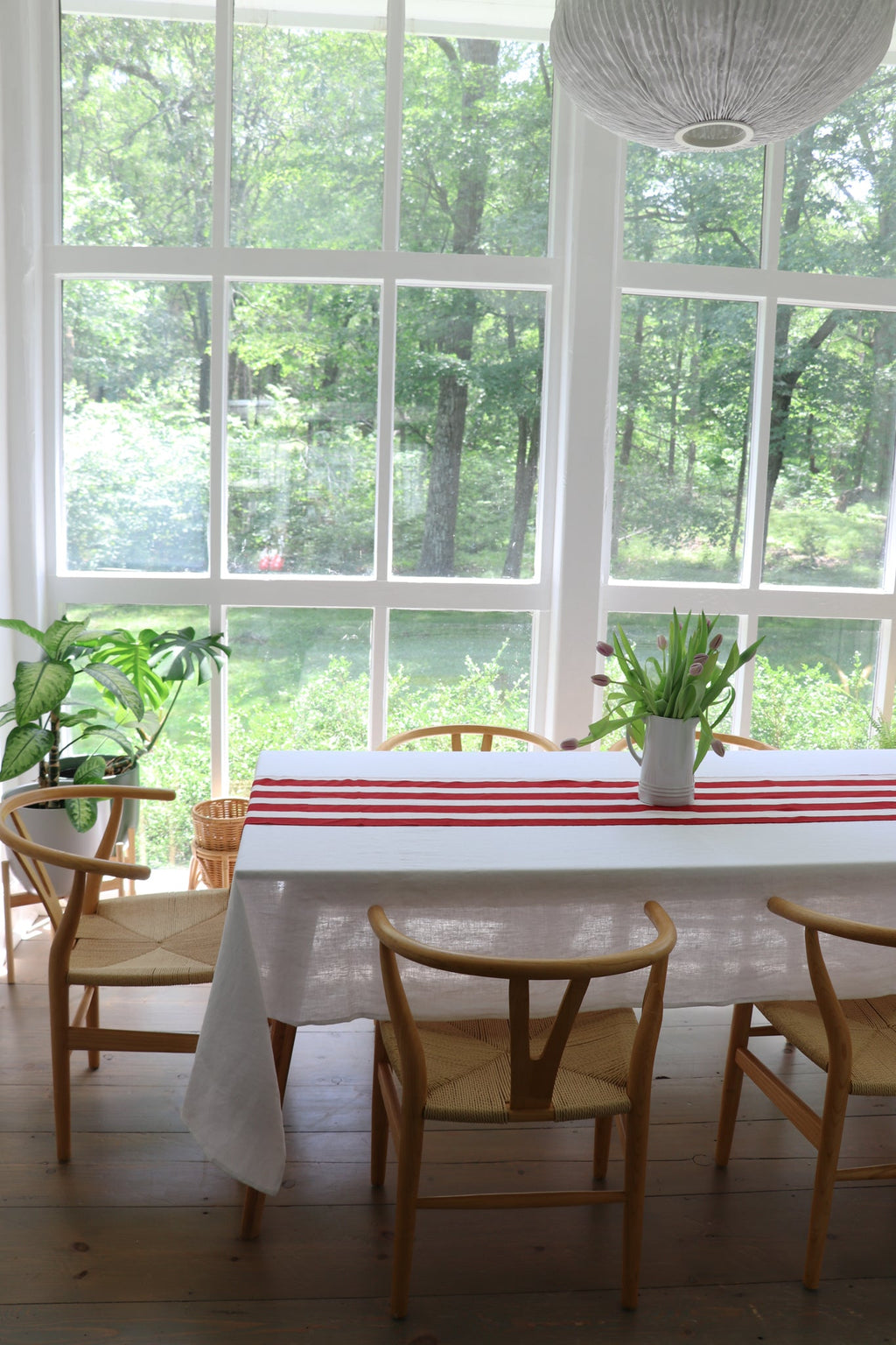 Red Stripe Table Runner