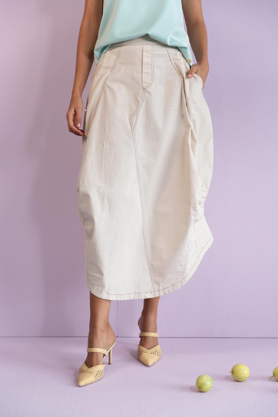 Falda Breeze Ivory