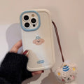 Cute Cartoon Puppy Phone Case Bear Pendant For iPhone