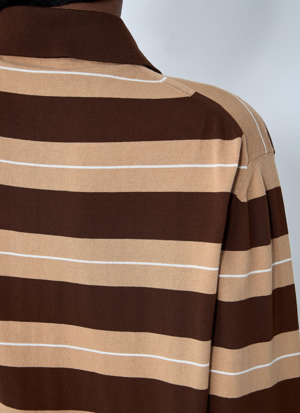 Miu Miu Women Cotton Striped Polo Shirt